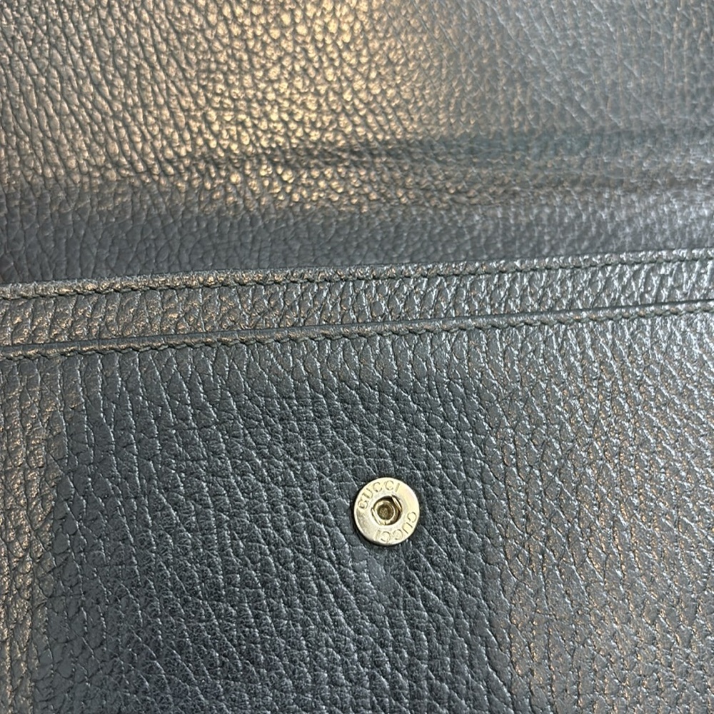 Gucci Black Leather Continental Wallet with Box and Dustbag - Picture 8 of 8